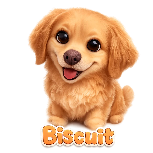 Golden retriever cartoon